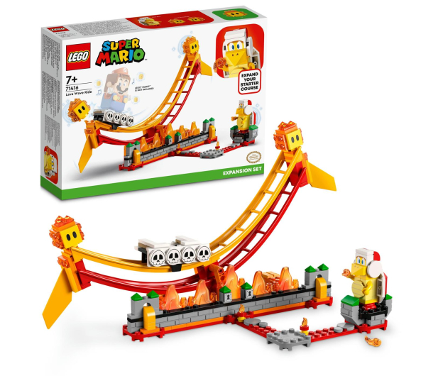 LEGO Super Mario 71416 Przejażdżka po fali lawy – zestaw rozszerz - 1090453 - zdjęcie 2